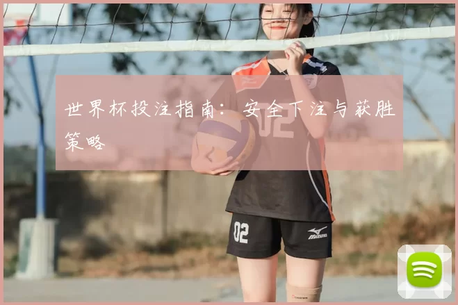 世界杯投注指南:安全下注与获胜策略